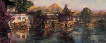  Shanshui Oil Painting - Garden on the yangtze delta from China Shanshui Chinese Landscape
